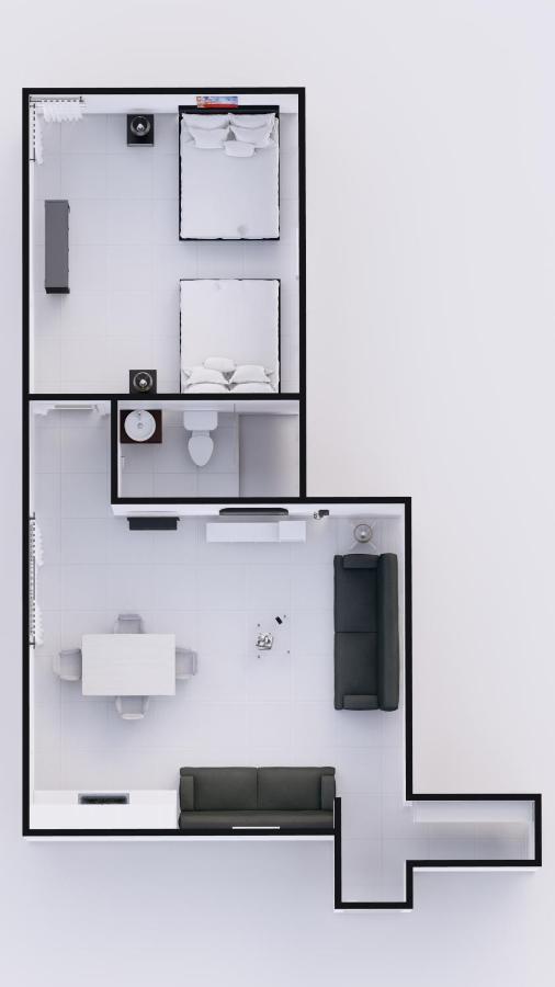 Suite d’Angle 1 Chambre Premium avec Cuisine