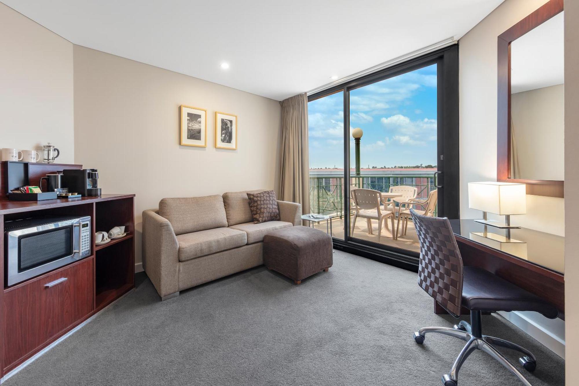 One Bedroom Loft Apartment Balcony