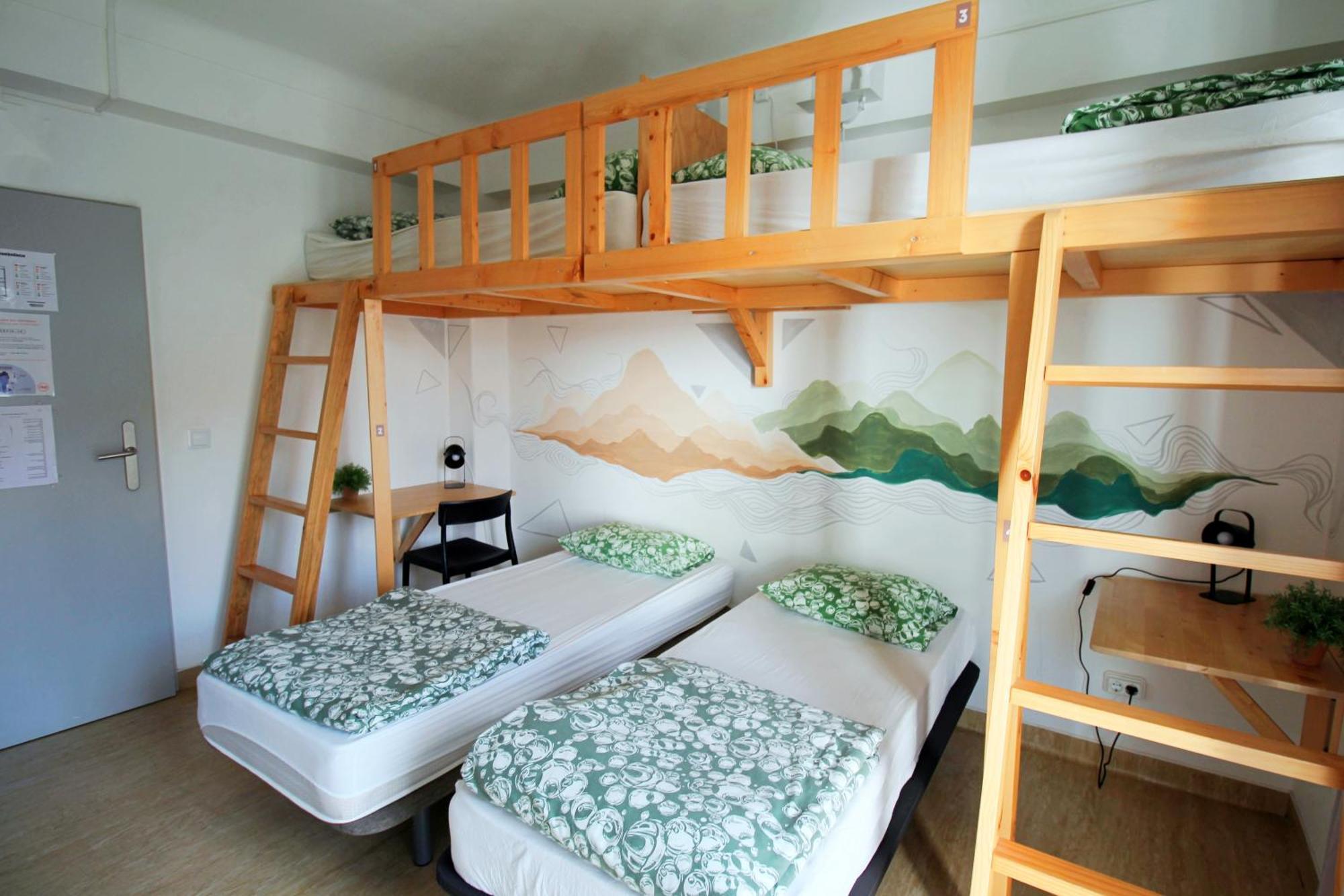 Bed in Gemengde Slaapzaal met 4 Bedden