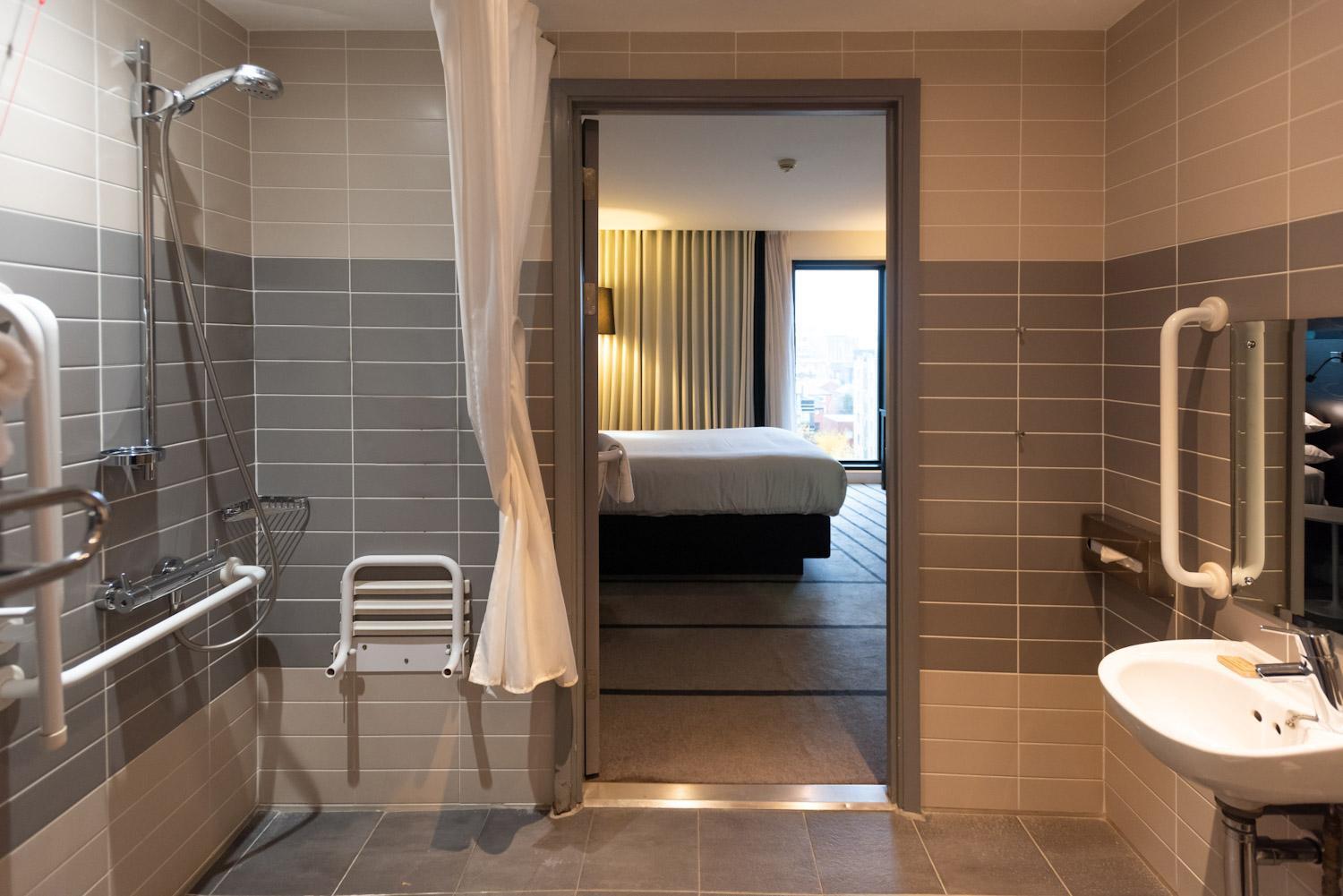 Wheelchair Accessible Room Shower Non-Smoking