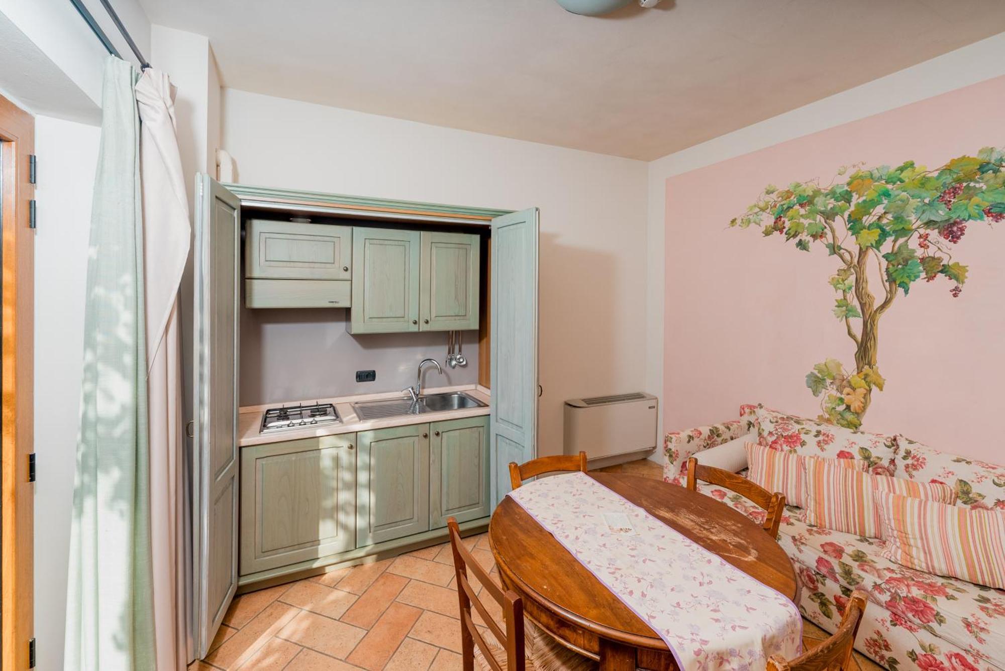 One-Bedroom Apartment garden disabled access