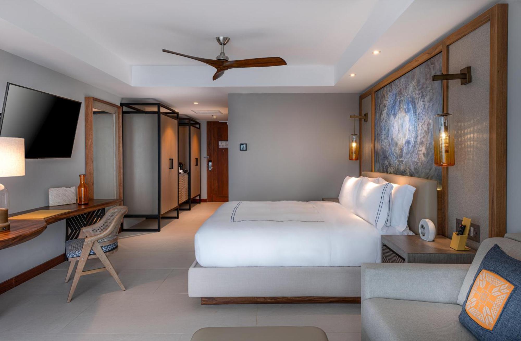 Two-Bedroom Ocean View with Two Queen Beds and One King Bed