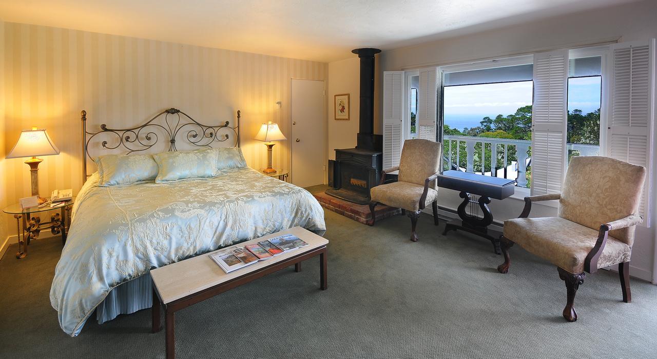 Deluxe Kamer met Kingsize Bed en Open Haard - Uitzicht op de Oceaan
