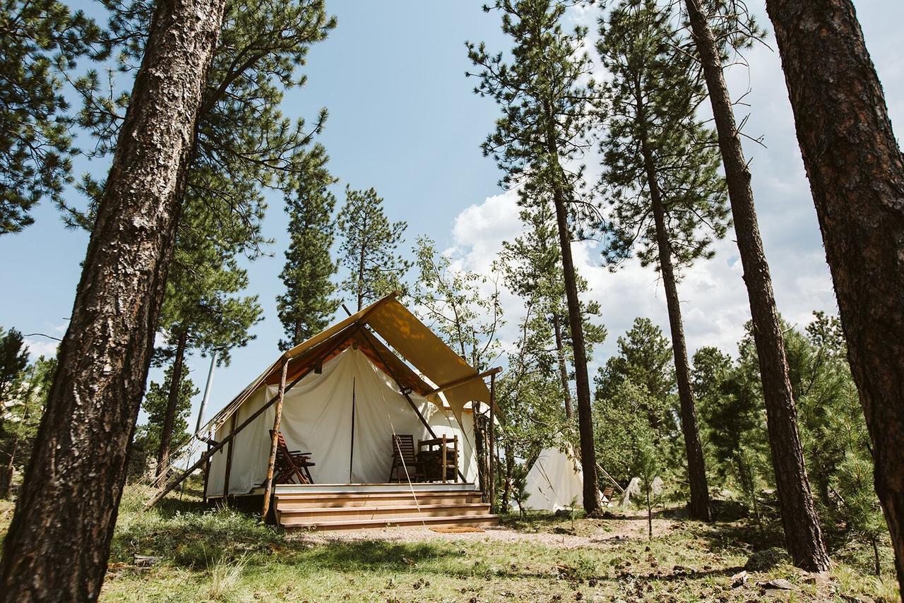 Suite Tent with Private Bathroom and Kids Tent
