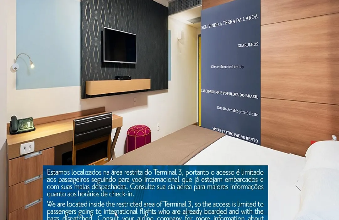 Tryp By Wyndham Sao Paulo Airport - Hotel De Transito Terminal 3 -Lado Ar - Area Restrita A Passageiros Ja Embarcados - Piso 1-1