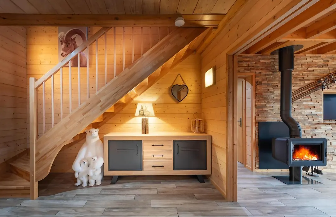 Chalet La Souris, chaleureux avec vue panoramique-1