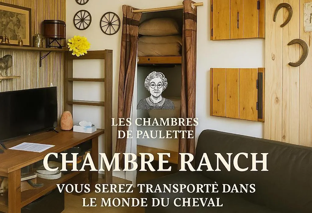 Les Chambres de Paulette à Thème LE RANCH-1