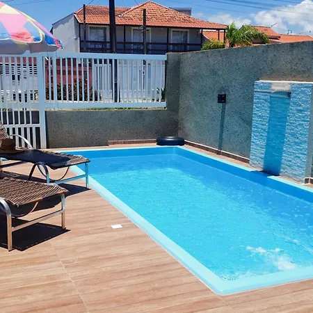 Mar Doce Lar Casa na praia de guaratuba com piscina e ar condicionado-2