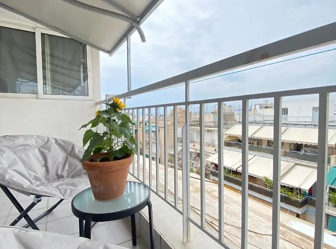 Hôtel Waterpark: Private Apt. Acropolis View. Top Floor. Koukaki