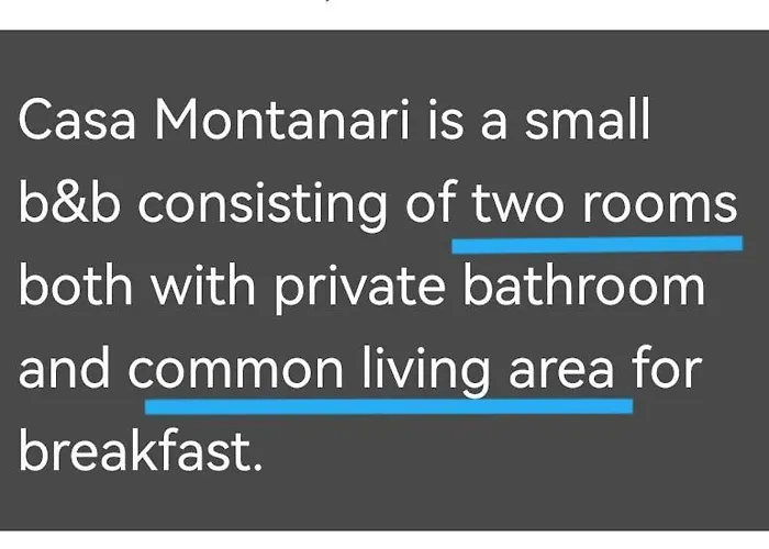  Casa Montanari B&B