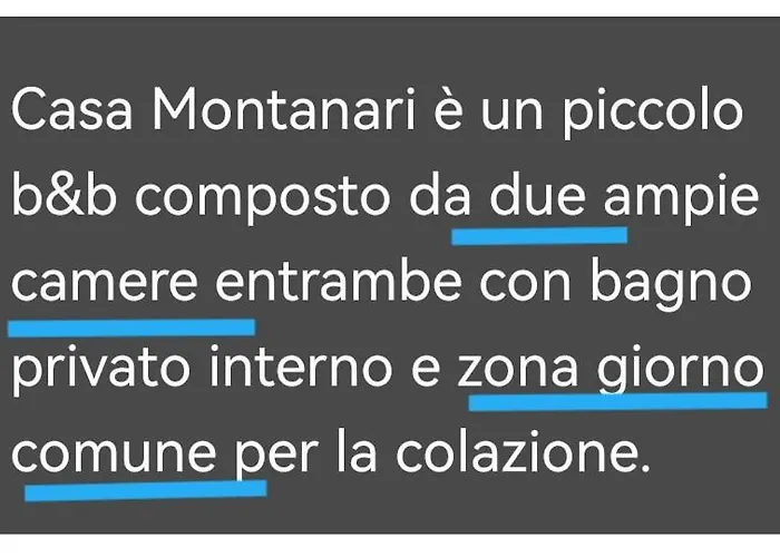  Casa Montanari B&B