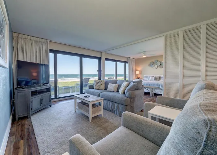 On The Beach Beachfront Condo Direct View & Access To Beach Heated Pool Island House Condominiums Unit 113