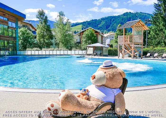 Hôtel avec vue: Novotel Megève Mont-Blanc
