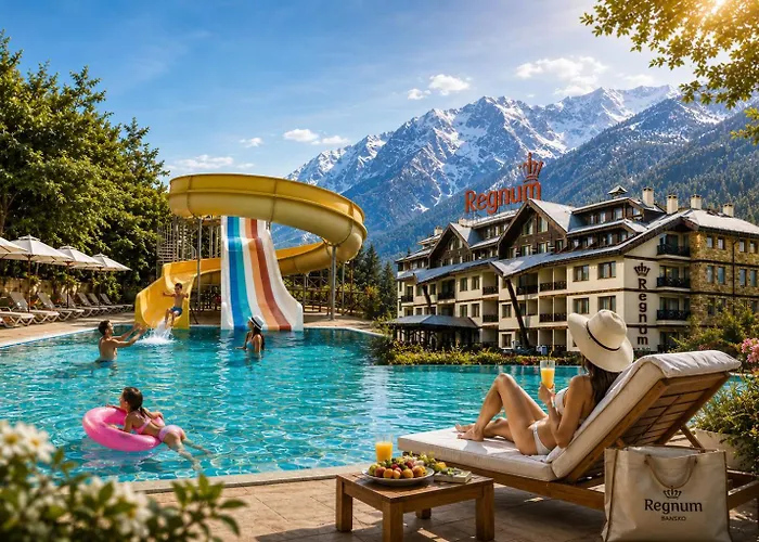 Hot Tub in Room Regnum Bansko Ski & Spa